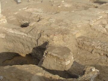 Imagen de la excavaciones de Oxirrinco