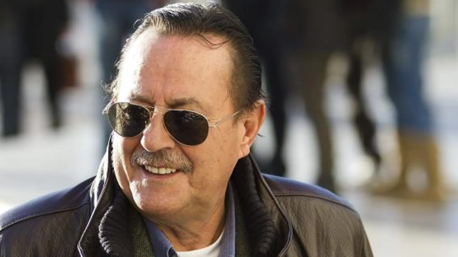 El exalcalde de Marbella Julián Muñoz, a su llegada a la Audiencia de Málaga en 2013