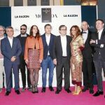 Los diseñadores que hicieron desfilar sus propuestas junto a Francisco Marhuenda, director de LA RAZÓN