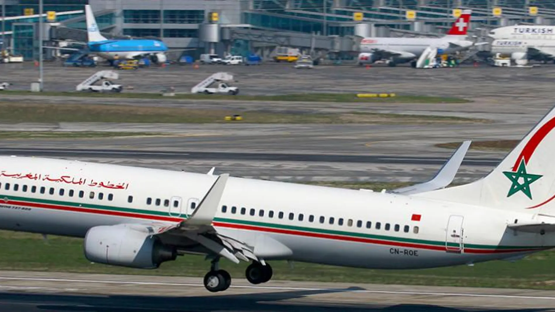 UN avión de la Royal Air Maroc