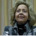 La nueva fiscal general del Estado, Consuelo Madrigal, al inicio de su comparecencia hoy ante la Comisión de Justicia del Congreso