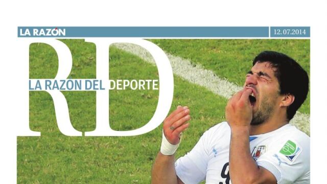 La prensa inglesa se ensaña con Luis Suárez: «Adiós al mordedor»