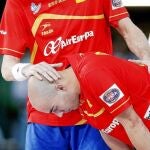 Viran Morros se preocupa por su compañero Roca