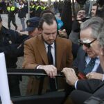 Miguel Blesa, sale hoy de los Juzgados de Plaza de Castilla tras declarar de nuevo como imputado.