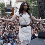 Conchita Wurst, protagonista absoluta del Orgullo.
