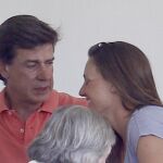 La nadadora Melani Costa y Cayetano Martínez de Irujo.