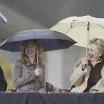 George W. Bush, Chelsea Clinton, Hillary y Bill Clinton, en una imagen de 2004.