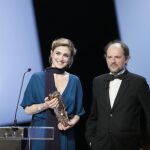 Julie Gayet y el actor Denis Podalydes