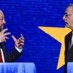 Martin Schulz y Jean-Claude Juncker