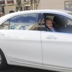 El Rey Juan Carlos a su llegada al hospital Vithas San José de Vitoria, el pasado 13 de marzo