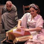 Una escena de las «Bodas de sangre» que Eines lleva a un ensayo en 1941