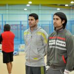 Fernando Hierro y Ruben de la Red participaron en el torneo de pádel a favor de los enfermos que padecen la enfermedad rara Síndrome 5P