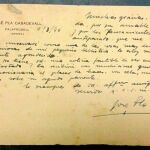 La curiosa historia de una carta de Pla