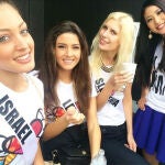 Miss Israel, Doron Matalon, colgó días atrás en su cuenta de Instagram un retrato tomado en Miami en el que también figura la representante de Líbano, Saly Greige, junto a otras dos participantes