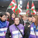 La Plataforma «Tren de la libertad» se manifestó ayer en Madrid con el apoyo de Valenciano