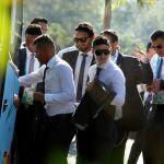 Los jugadores de la selección Colombia partieron ayer en autobús de Cotía a Brasilia, donde se enfrentarán a Costa de Marfil mañana