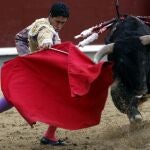 Sergio Flores pasea la única oreja en Aguascalientes