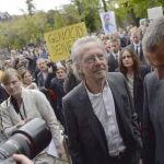 Handke, recibido ayer con abucheos a la entrada del Teatro Nacional de Oslo
