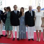 Los Grimaldi en la inauguración del Club Nautico.