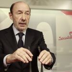 El secretario general del PSOE, Alfredo Pérez Rubalcaba, en una imagen de archivo