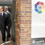 El protocolo de pago de la deuda quedó acordado entre la LFP (en la imagen su presidente, Javier Tebas), el CSD y el Ministerio.