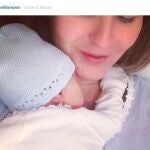 Vega Royo-Villanova da la bienvenida a su primer hijo, Noah