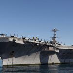 Portaaviones nuclear estadounidense "Harry S. Truman"que ha recalado en aguas de la bahía de Palma de Mallorca.