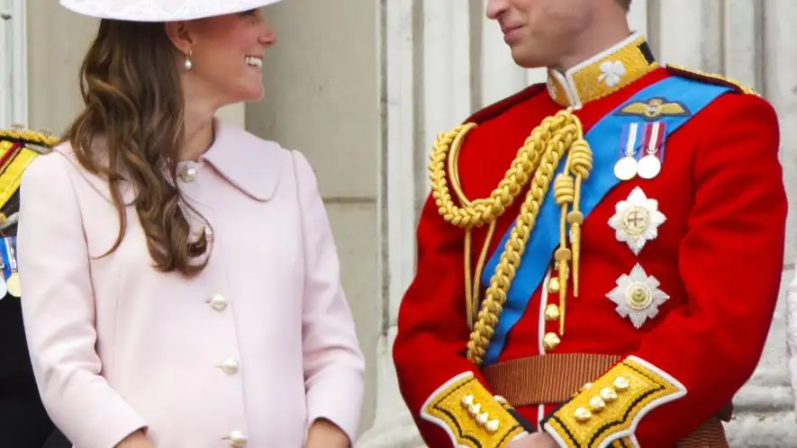 Kate Middleton y el Príncipe Guillermo.