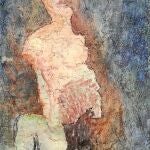 «Sarah», de Fautrier, una obra matérica