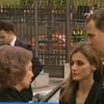 Los Reyes y los Príncipes de Asturias llegan a la Almudena