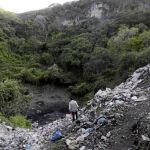Basurero de Cocula donde presuntamente fueron incinerados los cuerpos de los estudiantes desaparecidos
