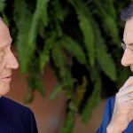 El Rey y Mariano Rajoy durante uno de sus despachos