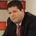 Fabián Picardo, ayer, en el programa Espejo Público de Antena 3, durante su visita a Madrid.