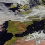 Imagen meteorológica del satélite Meteosat