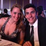 Mireia y Marc Márquez en uno de los muchos actos de este año en los que han recogido premios