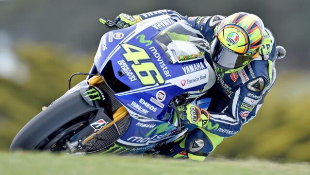El italiano Valentino Rossi
