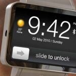Recreación del futuro Iwatch realizada por el diario The Mirror