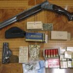 Algunas de las armas incautadas