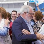 Miguel Arias Cañete en un acto de campaña