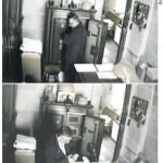 El electricista robando en la catedral