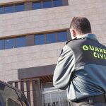 Entrada de las oficinas de la compañía en Salteras