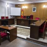 La sala en la que declarará la Infanta Cristina ya está preparada