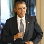 Obama, durante la rueda de prensa en la que habló sobre el cambio climático