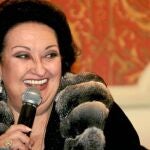 La soprano, durante una comparecencia pública