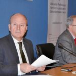 El conseller de Economía, Máximo Buch, ayer durante la presentación del próximo certamen de Forinvest, que se celebrará del 12 al 14 de marzo