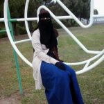 Fotografía cedida por Leticia Tirado, una de las mujeres españolas que ha abrazado la religión del Islam, y que ahora vive en El Cairo con su marido e hijo