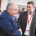 Los ex secretarios generales Manuel Pastrana y Francisco Fernández