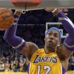 Dwight Howard ayer, en el partido ante Utah Jazz