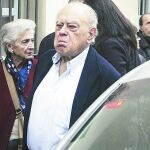 Jordi Pujol y Marta Ferrusola acudieron a votar al Instituto Montserrat de Barcelona