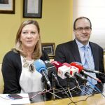 La consejera de Hacienda, Pilar del Olmo, y el director de Función Pública, José Miguel Sáez